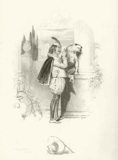Les Deux Gentilshommes de Vérone, Acte IV, Scène ii - Joseph Kenny Meadows